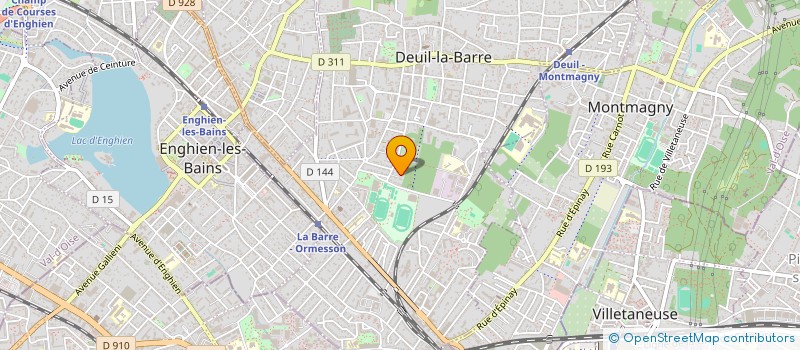 localisation de l'entreprise SCI ELEUCH  DEUIL-LA-BARRE