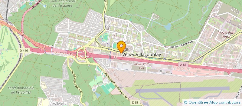 localisation de l'entreprise SCI ELEUSIS  VELIZY-VILLACOUBLAY