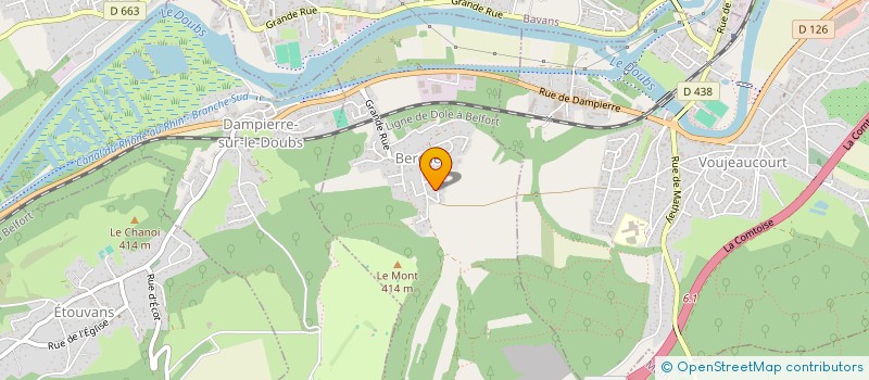 localisation de l'entreprise SCI ELEVAO  BERCHE