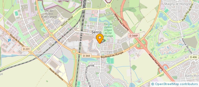 localisation de l'entreprise SCI ELEVEN  SERRIS