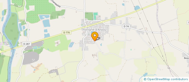 localisation de l'entreprise SCI ELEVEN  ERDRE-EN-ANJOU