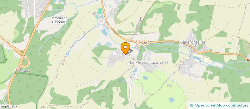 localisation de l'entreprise SCI ELEVEN  LASSY