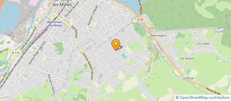 localisation de l'entreprise SCI ELEVUS  SAINT-VALLIER