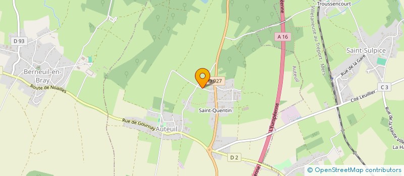 localisation de l'entreprise SCI ELF  AUTEUIL