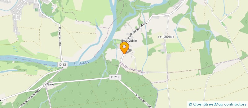 localisation de l'entreprise SCI ELF LORGE  LES HAYS