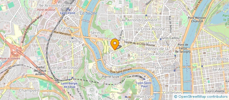 localisation de l'entreprise SCI ELFA  LYON