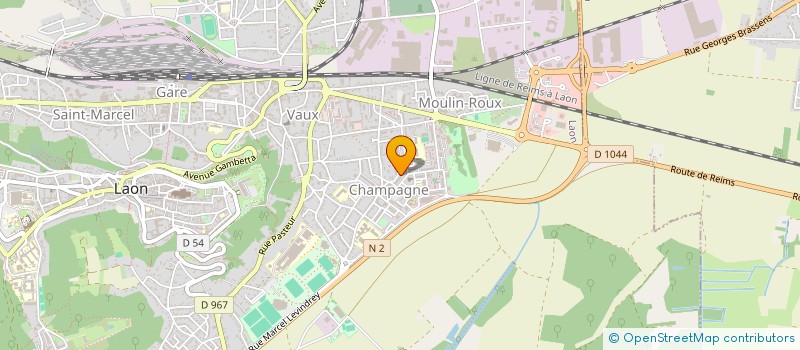 localisation de l'entreprise SCI ELFE à LAON