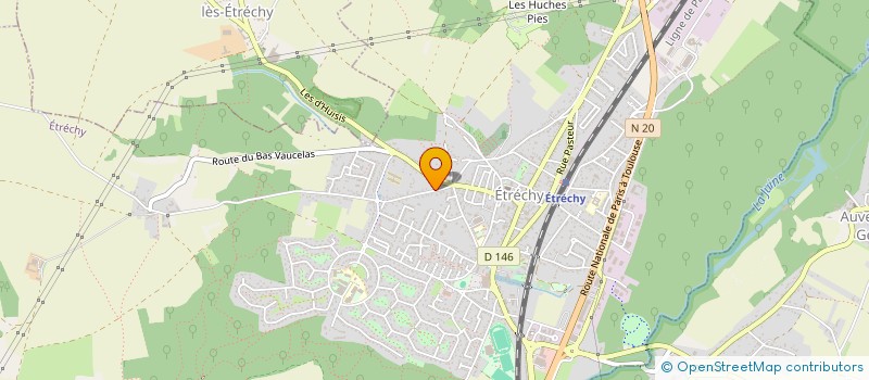 localisation de l'entreprise SCI ELFIADE  ETRECHY