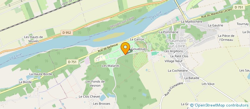 localisation de l'entreprise SCI ELFIE  CHAUMONT-SUR-LOIRE