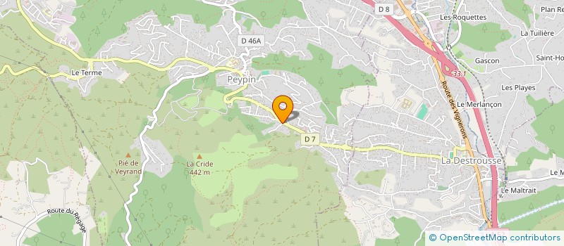 localisation de l'entreprise SCI ELFIE  PEYPIN