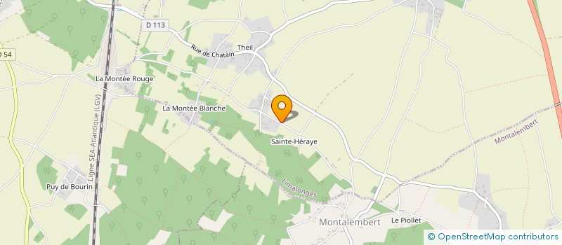 localisation de l'entreprise SCI ELFS à LIMALONGES