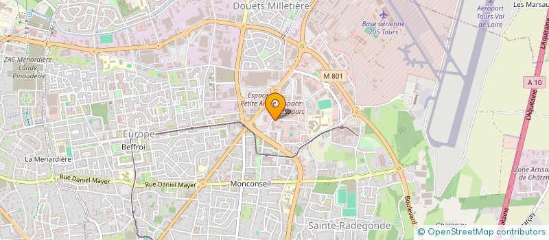 localisation de l'entreprise SCI ELFY  TOURS