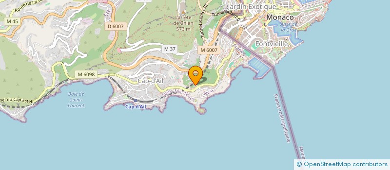 localisation de l'entreprise SCI ELG à CAP D'AIL