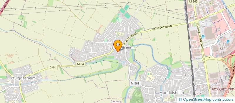 localisation de l'entreprise SCI ELG  LAMPERTHEIM