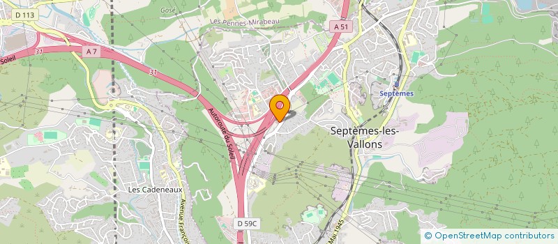 localisation de l'entreprise SCI ELG  SEPTEMES-LES-VALLONS