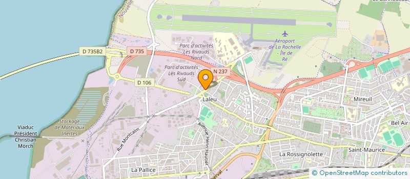 localisation de l'entreprise SCI ELG  LA ROCHELLE