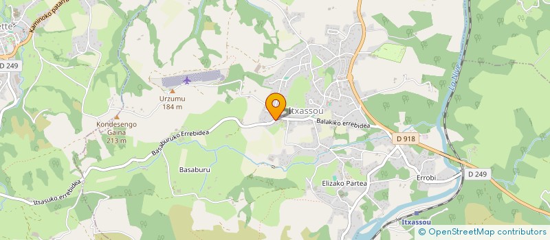 localisation de l'entreprise SCI ELGARREKIN à ITXASSOU