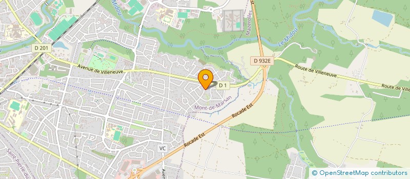 localisation de l'entreprise SCI ELGARREKIN à MONT-DE-MARSAN