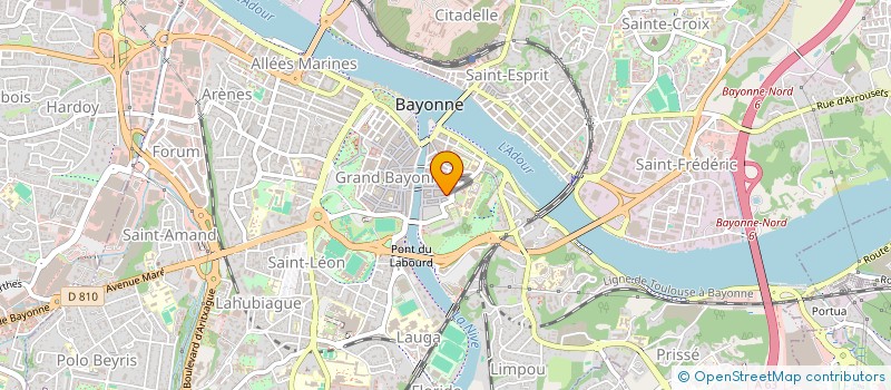 localisation de l'entreprise SCI ELGART  SAINT-PIERRE-D'IRUBE