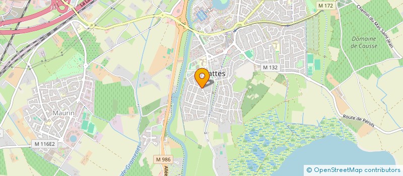 localisation de l'entreprise SCI ELGE à LATTES