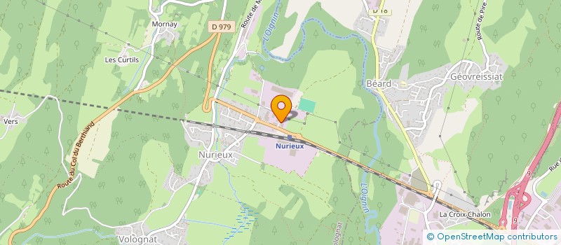 localisation de l'entreprise SCI ELGIL  NURIEUX-VOLOGNAT