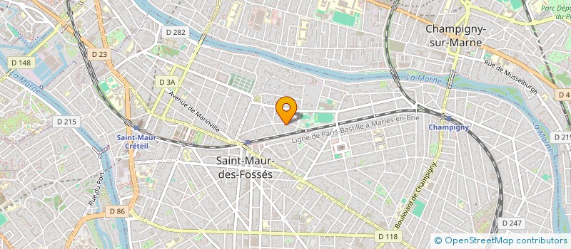 localisation de l'entreprise SCI ELGOSA à SAINT-MAUR-DES-FOSSES