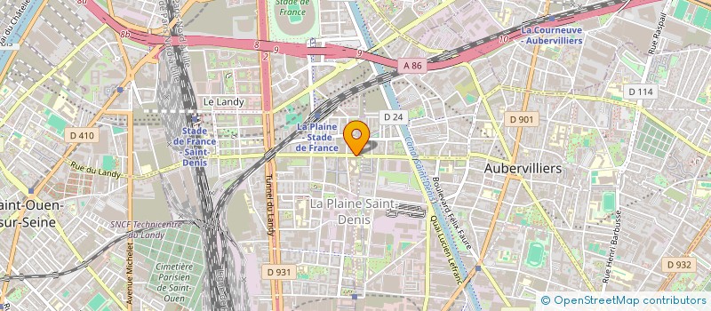 localisation de l'entreprise SCI ELHANA à SAINT-DENIS