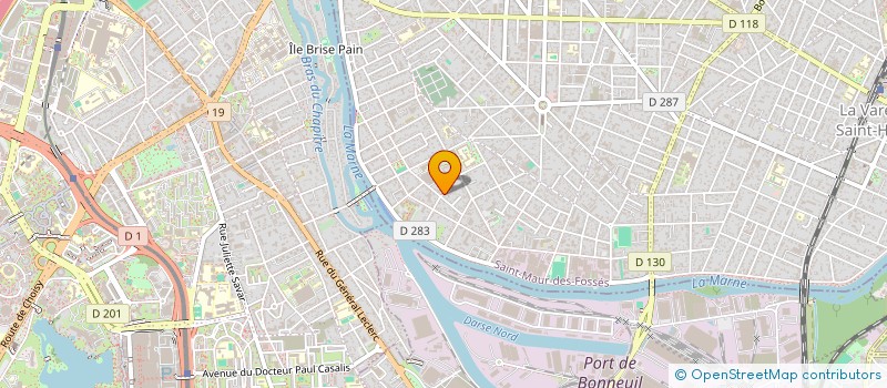 localisation de l'entreprise SCI ELHAS à SAINT-MAUR-DES-FOSSES