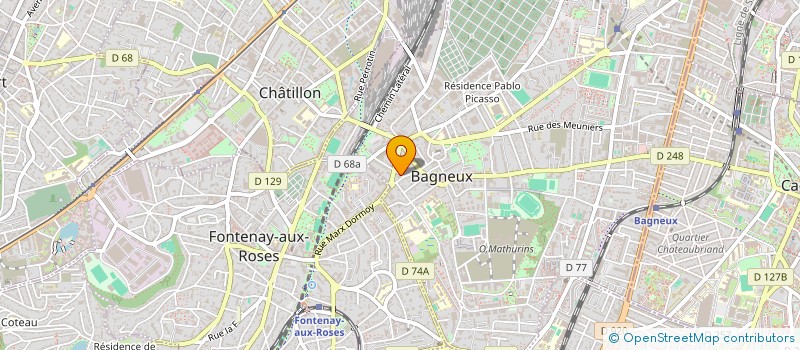 localisation de l'entreprise SCI ELHEDI à BAGNEUX