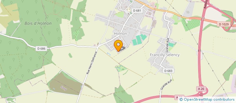 localisation de l'entreprise SCI ELHOERMAA  HOLNON