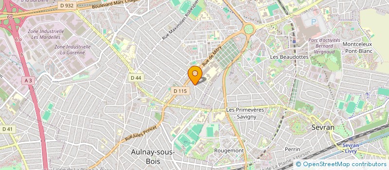 localisation de l'entreprise SCI ELHOUT  AULNAY-SOUS-BOIS