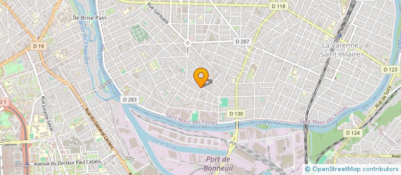 localisation de l'entreprise SCI ELHU à SAINT-MAUR-DES-FOSSES