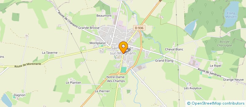 localisation de l'entreprise SCI ELHUDIJO  SAINT-TRIVIER-SUR-MOIGNANS