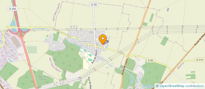 localisation de l'entreprise SCI ELI 3L  VOISENON