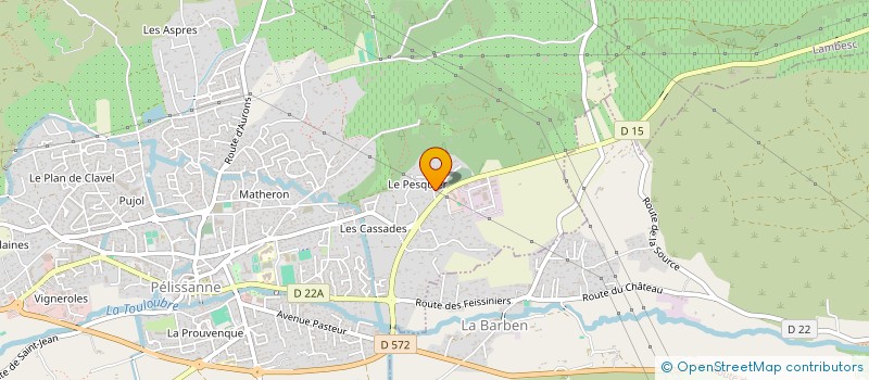 localisation de l'entreprise SCI ELI  PELISSANNE