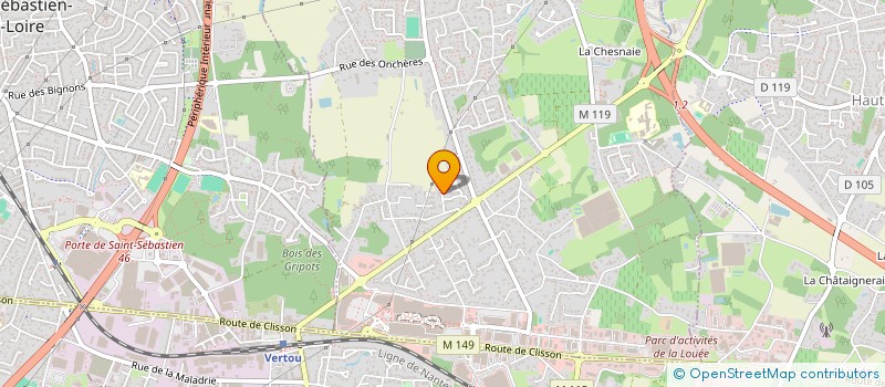 localisation de l'entreprise SCI ELI'IMMO  BASSE-GOULAINE