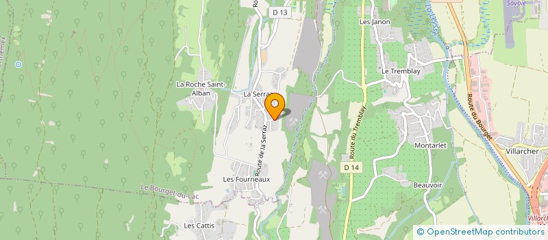 localisation de l'entreprise SCI ELIA  LE BOURGET-DU-LAC