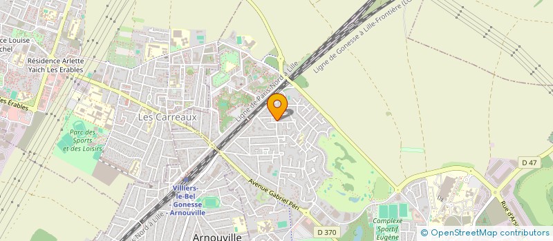 localisation de l'entreprise SCI ELIA  GONESSE