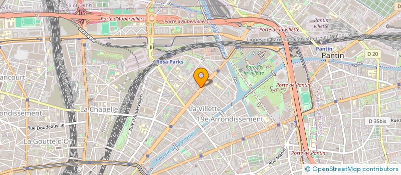 localisation de l'entreprise SCI ELIA  PARIS