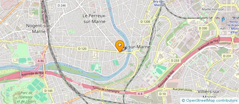localisation de l'entreprise SCI ELIA  LE PERREUX-SUR-MARNE