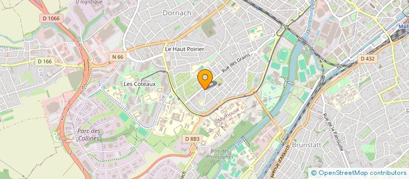 localisation de l'entreprise SCI ELIA  MULHOUSE