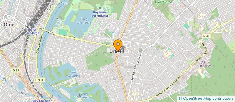 localisation de l'entreprise SCI ELIA YAYA à DRAVEIL