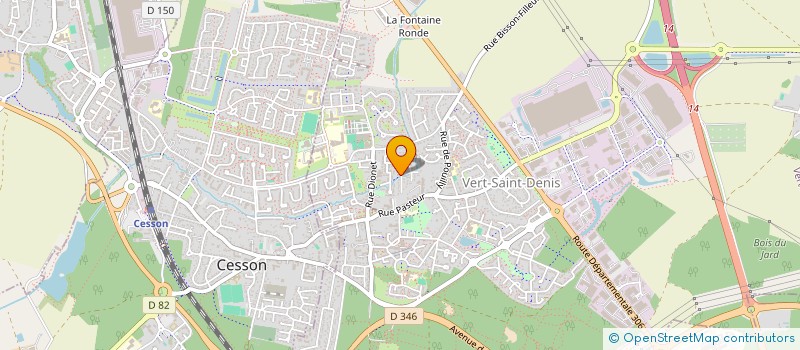 localisation de l'entreprise SCI ELIADE  VERT-SAINT-DENIS