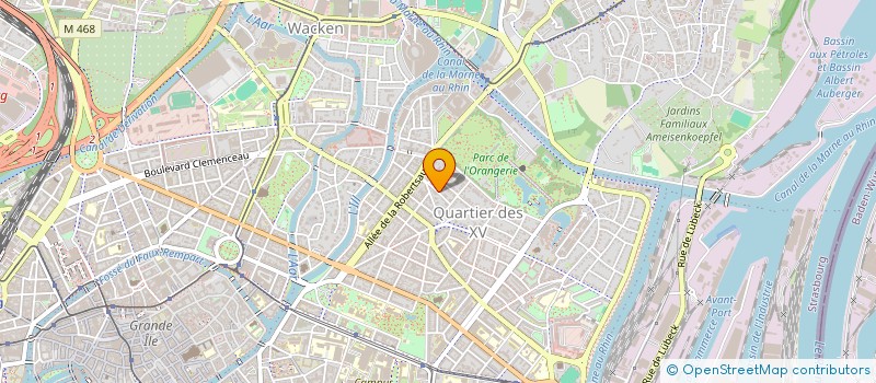 localisation de l'entreprise SCI ELIAH  STRASBOURG