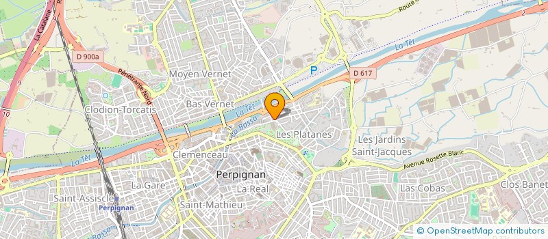 localisation de l'entreprise SCI ELIAHOU  PERPIGNAN