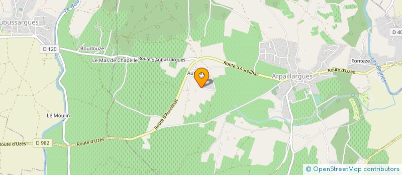 localisation de l'entreprise SCI ELIANA  ARPAILLARGUES-ET-AUREILLAC