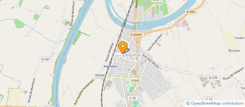 localisation de l'entreprise SCI ELIANE ET FILS à AIGUILLON