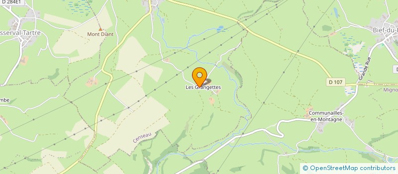 localisation de l'entreprise SCI ELIANE ET MICHEL JEANNOT  CENSEAU