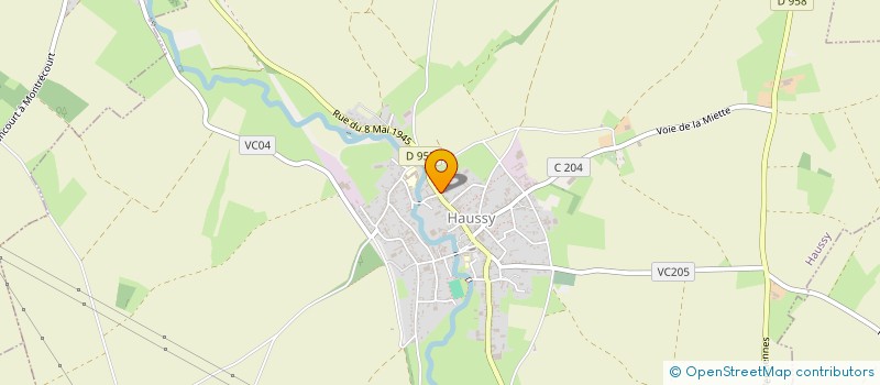 localisation de l'entreprise SCI ELIANNE  HAUSSY