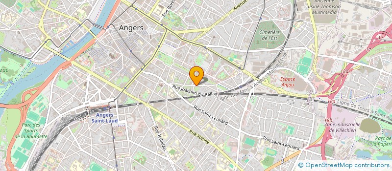 localisation de l'entreprise SCI ELIAS à ANGERS